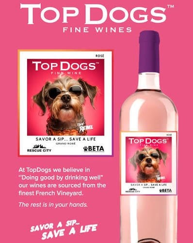 TOP DOGS 2023 ROSE 750 ML