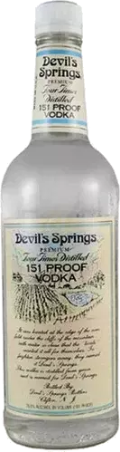 DEVIL'S SPRINGS VODKA 151PR 1 L