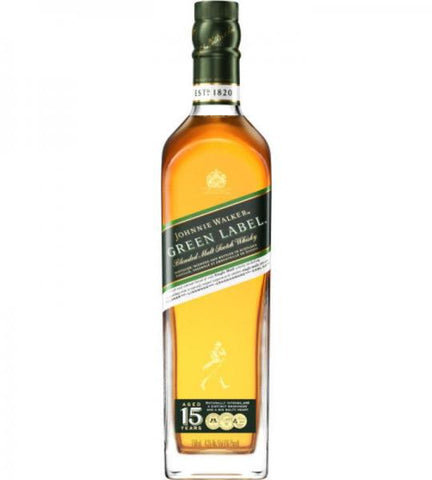 JOHNNIE WALKER 15 YEAR GREEN LABEL 750ML