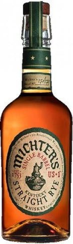 MICHTER'S SINGLE BARREL STRAIGHT RYE 750ML