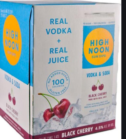 HIGH NOON BLACK CHERRY 355ML 4 PACK