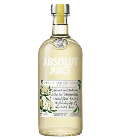ABSOLUT JUICE PEAR & ELDERFLOWER 1L
