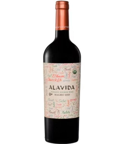 ALAVIDA ORGANIC KOSHER 2021 MALBEC 750ML