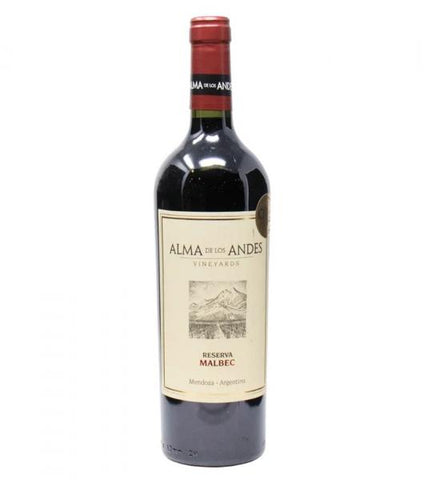 ALMA DE LOS ANDES RESERVA MALBEC 750ML