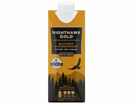 BOTA BOX NIGHTHAWK BUTTERY CHARDONNAY 500ML