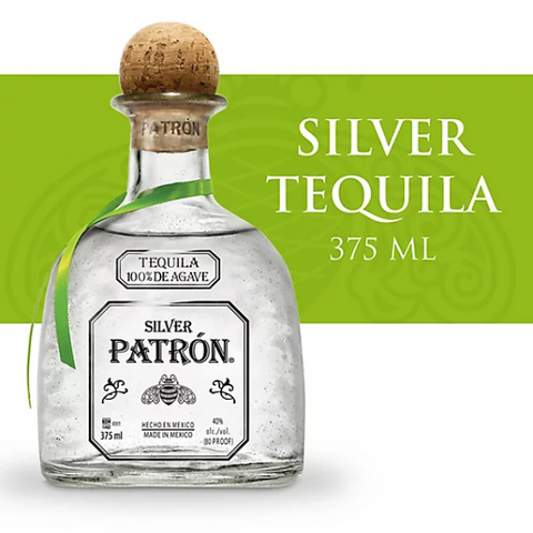 PATRON SILVER 375ML