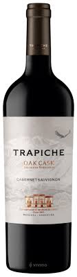 TRAPICHE OAK CASK CABERNET SAUVIGNON 750ML