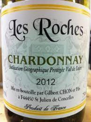 LES ROCHES 2018 VAL DE LOIRE CHARDONNAY 750ML (FRENCH)