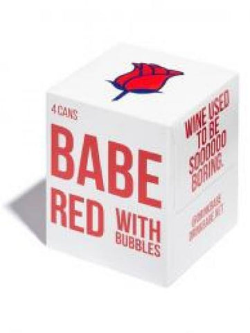 BABE RED WITH BUBBLES 250ML 4 PACK