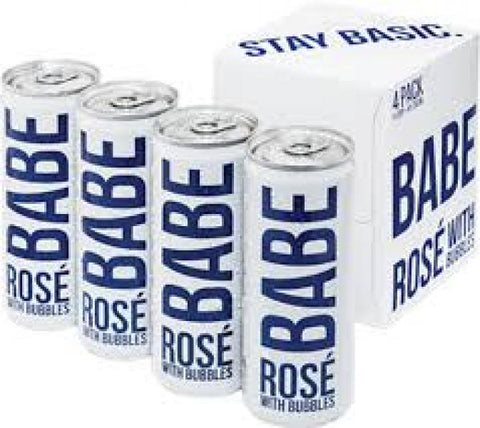 BABE ROSE WITH BUBBLES 250ML 4 PACK