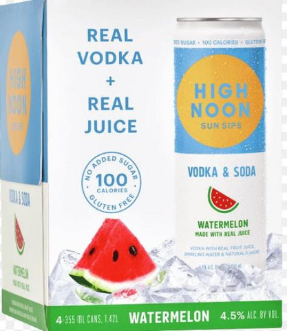 HIGH NOON WATERMELON 4 PACK 355ML